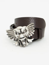 Load image into Gallery viewer, Vintage x Made in Italy x CAMBIO Gargoyle Leather Belt (M, L)