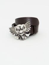 Load image into Gallery viewer, Vintage x Made in Italy x CAMBIO Gargoyle Leather Belt (M, L)