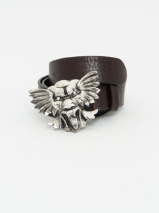 Vintage x Made in Italy x CAMBIO Gargoyle Leather Belt (M, L)