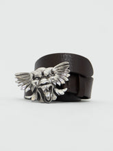 Load image into Gallery viewer, Vintage x Made in Italy x CAMBIO Gargoyle Leather Belt (M, L)