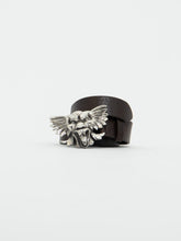 Load image into Gallery viewer, Vintage x Made in Italy x CAMBIO Gargoyle Leather Belt (M, L)