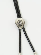 Load image into Gallery viewer, Vintage x Black Leather Cowboy Hat Bolo