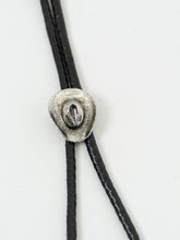 Load image into Gallery viewer, Vintage x Black Leather Cowboy Hat Bolo