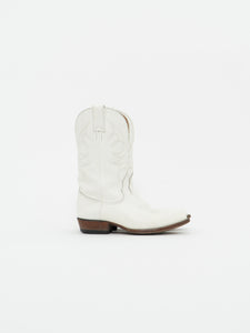 Vintage x BILTRITE White Leather Cowboy Boots (8, 8.5W)