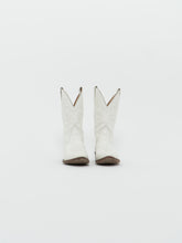 Load image into Gallery viewer, Vintage x BILTRITE White Leather Cowboy Boots (8, 8.5W)