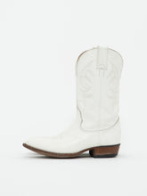 Load image into Gallery viewer, Vintage x BILTRITE White Leather Cowboy Boots (8, 8.5W)