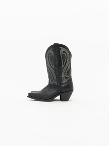 LAREDO x Black & Blue Embroidered Cowboy Boots (8.5-9W)