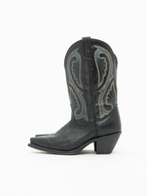 Load image into Gallery viewer, LAREDO x Black &amp; Blue Embroidered Cowboy Boots (8.5-9W)