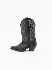 LAREDO x Black & Blue Embroidered Cowboy Boots (8.5-9W)