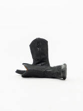 Load image into Gallery viewer, Vintage x Black Embroidered Mid-Height Cowboy Boot (8.5, 9W)