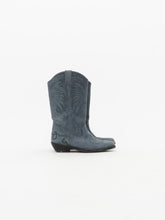 Load image into Gallery viewer, Vintage x Made in Spain x OFF-CAMPUS Ash Blue Suede Cowboy Boot (7, 7.5W)