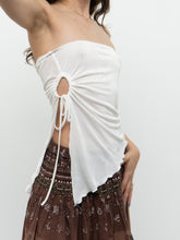 Load image into Gallery viewer, Modern x White Strapless Cutout Top (XS, S)