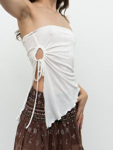 Modern x White Strapless Cutout Top (XS, S)