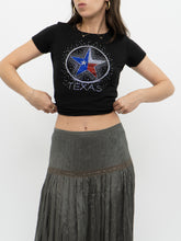 Load image into Gallery viewer, Vintage x Texas Bedazzled Baby Tee (XS, S)