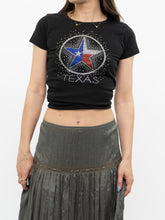 Load image into Gallery viewer, Vintage x Texas Bedazzled Baby Tee (XS, S)