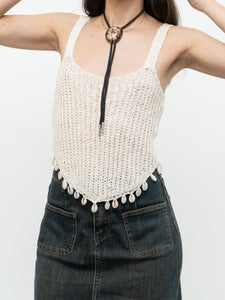 Modern x Cream Knit Shell Tank (S, M)