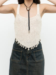 Modern x Cream Knit Shell Tank (S, M)