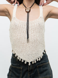 Modern x Cream Knit Shell Tank (S, M)