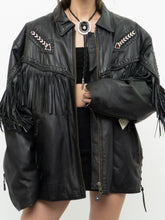 Load image into Gallery viewer, Vintage x Deadstock Butter Leather Fringe Jacket (S-XL)