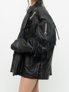 Vintage x Deadstock Butter Leather Fringe Jacket (S-XL)