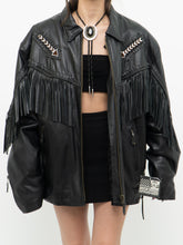 Load image into Gallery viewer, Vintage x Deadstock Butter Leather Fringe Jacket (S-XL)