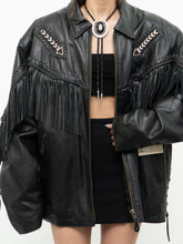 Load image into Gallery viewer, Vintage x Deadstock Butter Leather Fringe Jacket (S-XL)