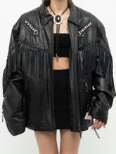 Load image into Gallery viewer, Vintage x Deadstock Butter Leather Fringe Jacket (S-XL)