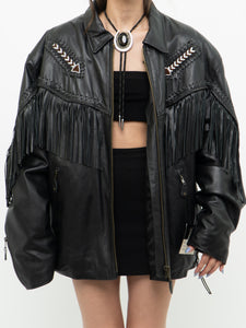 Vintage x Deadstock Butter Leather Fringe Jacket (S-XL)