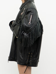 Vintage x Deadstock Butter Leather Fringe Jacket (S-XL)