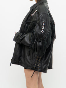 Vintage x Deadstock Butter Leather Fringe Jacket (S-XL)