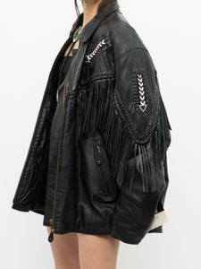 Vintage x Deadstock Butter Leather Fringe Jacket (S-XL)