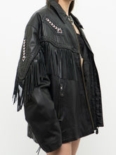 Load image into Gallery viewer, Vintage x Deadstock Butter Leather Fringe Jacket (S-XL)