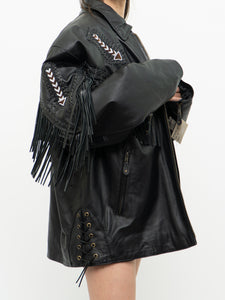 Vintage x Deadstock Butter Leather Fringe Jacket (S-XL)