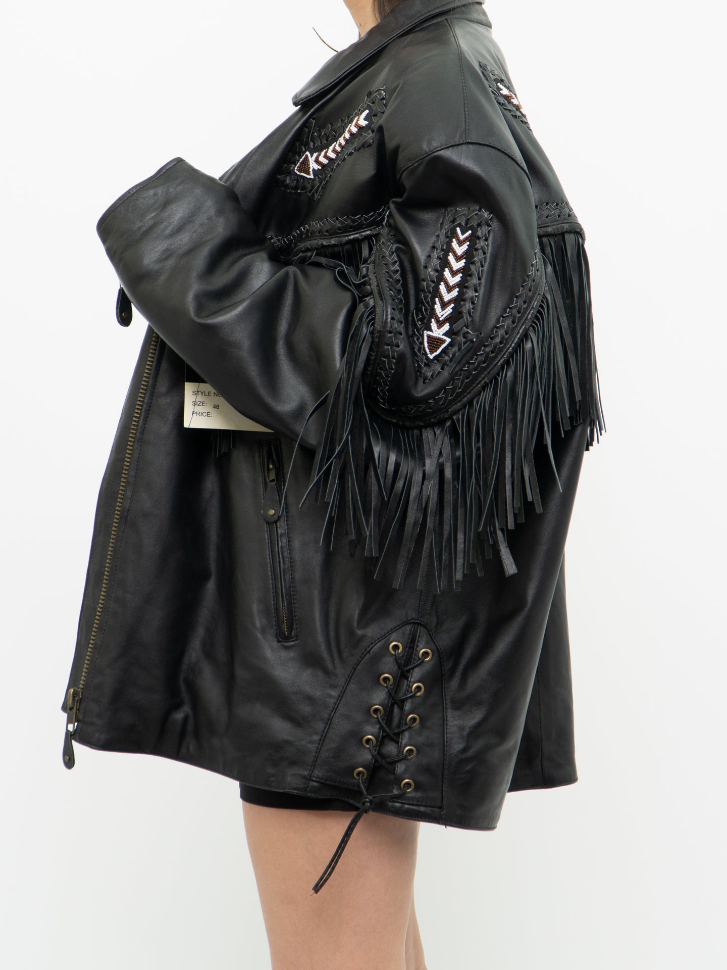 Vintage x Deadstock Butter Leather Fringe Jacket (S-XL)