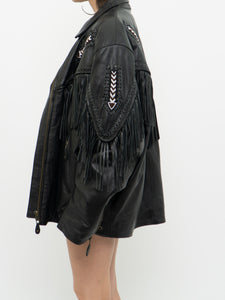 Vintage x Deadstock Butter Leather Fringe Jacket (S-XL)