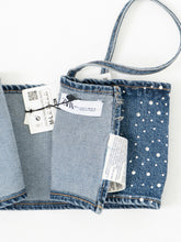 Load image into Gallery viewer, ZARA x Deadstock Rhinestone Denim Top (M)