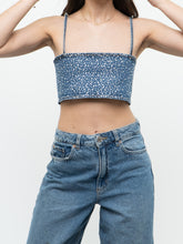 Load image into Gallery viewer, ZARA x Deadstock Rhinestone Denim Top (M)