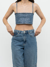 Load image into Gallery viewer, ZARA x Deadstock Rhinestone Denim Top (M)