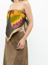 Load image into Gallery viewer, Vintage x Brown Suede Midi Skirt (S, M)