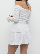 Load image into Gallery viewer, Modern x HM White Cinched Off-Shoulder Set (XS)