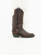 Load image into Gallery viewer, Vintage x Made in Canada x Brown Leather Cowboy Boots (8.5W)