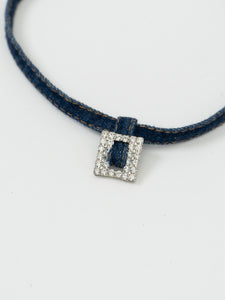 Modern x Denim Rhinestone Choker