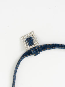 Modern x Denim Rhinestone Choker