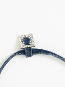 Modern x Denim Rhinestone Choker