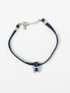 Modern x Denim Rhinestone Choker