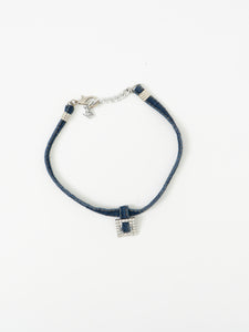 Modern x Denim Rhinestone Choker