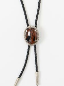 Vintage x Framed Brown Marble Bolo