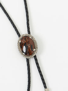 Vintage x Framed Brown Marble Bolo