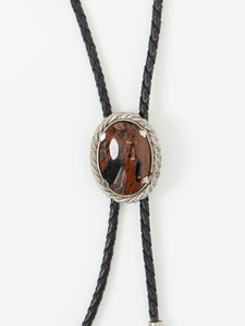 Vintage x Framed Brown Marble Bolo