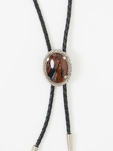 Vintage x Framed Brown Marble Bolo